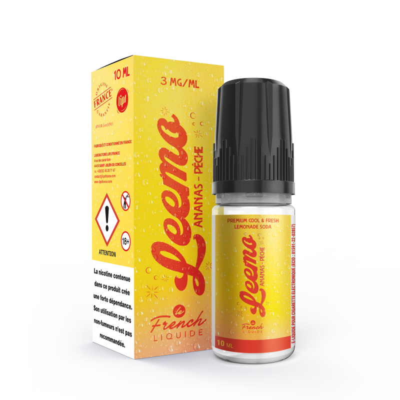 LEEMO Pêche Ananas - 10 ml